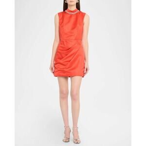 urban outfitters rosa mesh halter mini dress Pink